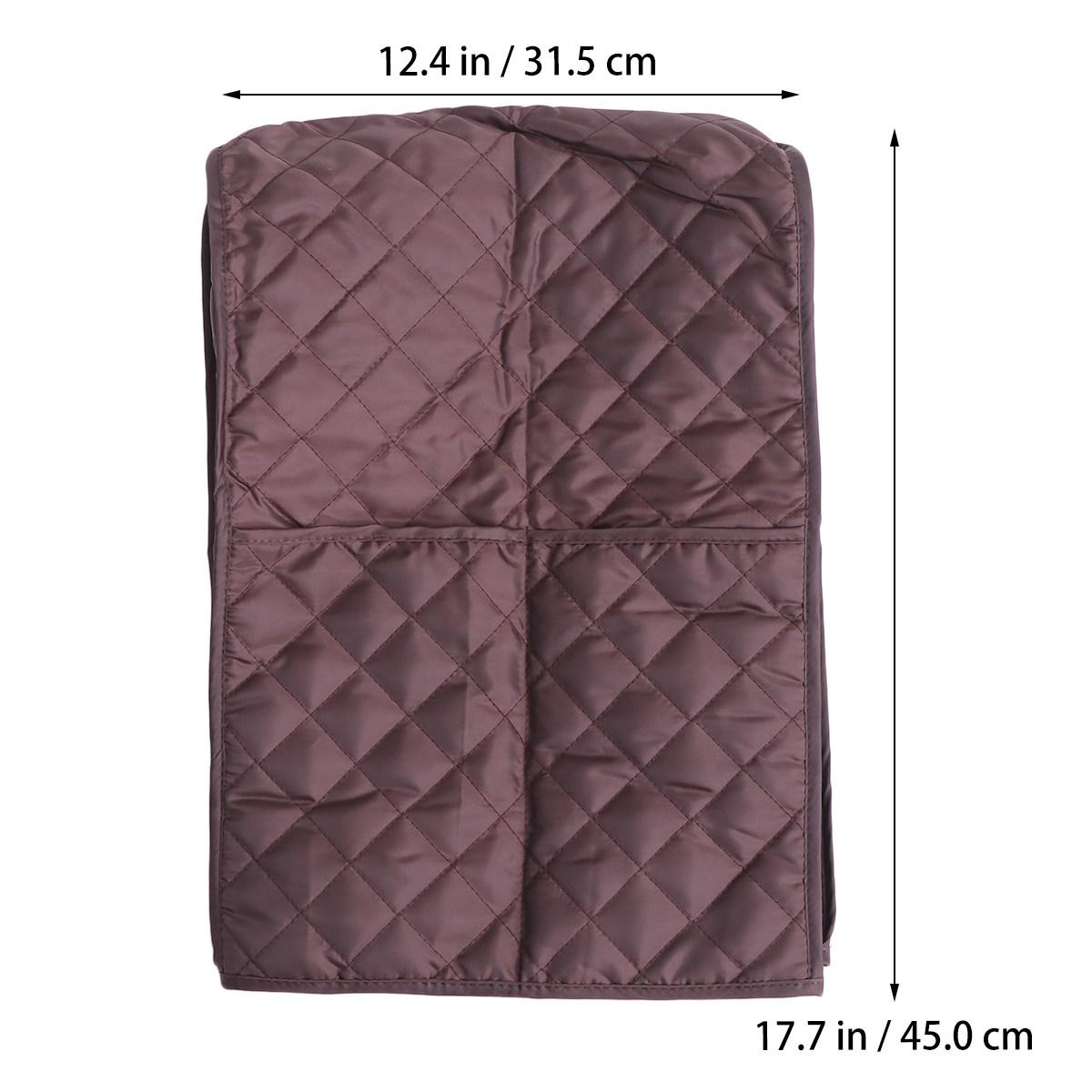 

Stand Mixer Cover Black Dustproof Thickened Waterproof Fabric Protectors Organizer Pocket Kitchen Supplies Case Acid Alkali кофейный