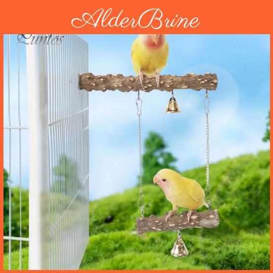 Bird Perch Natural Wood Birds Stand Branch Parrot Climbing Toy Paw Grinding Chew Stick Cage Accessories For Lovebirds Cockatiels Budgies
