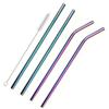 4Pcs Stainless Steel Straw with Straw Cleaner Replacement Straw Reusable Straws for Stanley 40oz Cup Accessories
