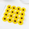 20Pcs Artificial Sunflower Scrapbook Christmas Decor for Home Wedding Outdoor Garden Diy Candy Box Bridal Accessories Clearance