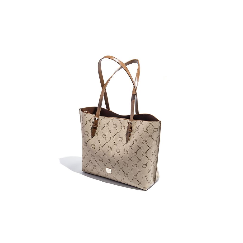 New Sanrio Hello Kitty PU Tote Bag, Shopping Bag, Shoulder Bag Regular Women's Multicolor SHHF41398