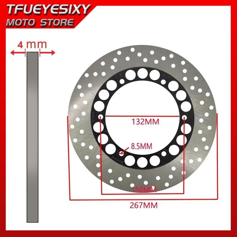 Motorcycle Rear Brake Disc Rotor Fit For Y/AMAHA XJR1200 XJR 1300 XJR 1300 1200 FZS1000 Fazer FZR1000 FZR 1000 2LA 3LE