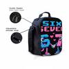 3PCS Numbered 6&7 Pattern Backpack Set | The Perfect Choice for School & Travel