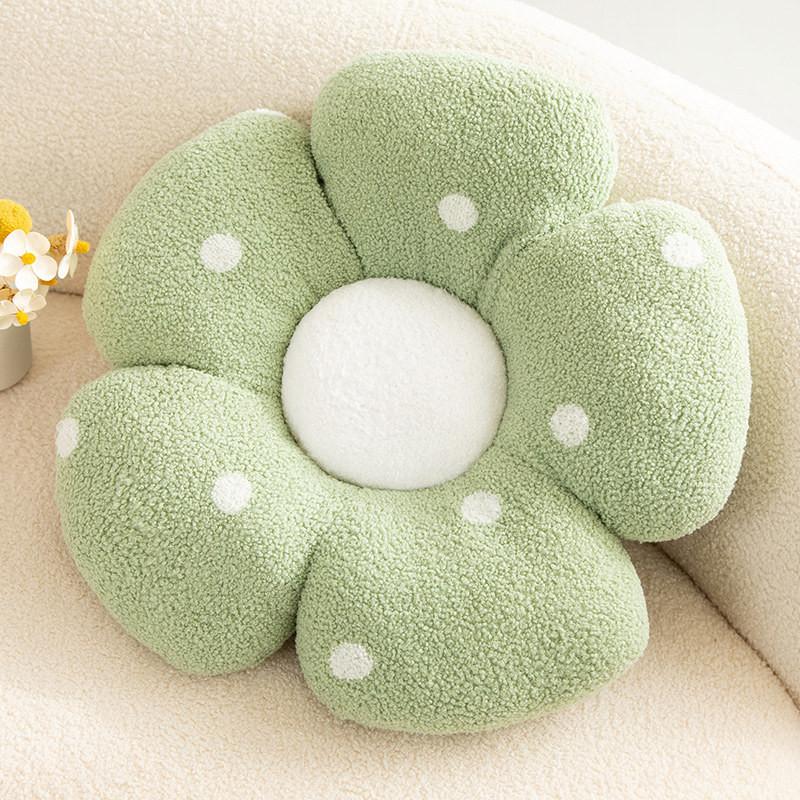 Flower Toy Plush Cartoon Cushion Stuffed Doll Bedroom Decorations Kids Gift