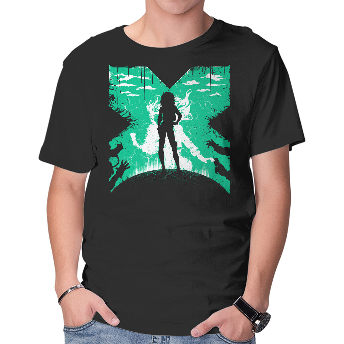 Unisex Crew Neck T-Shirt The Rogue Graphic Short Sleeve Casual Tee XXXXL