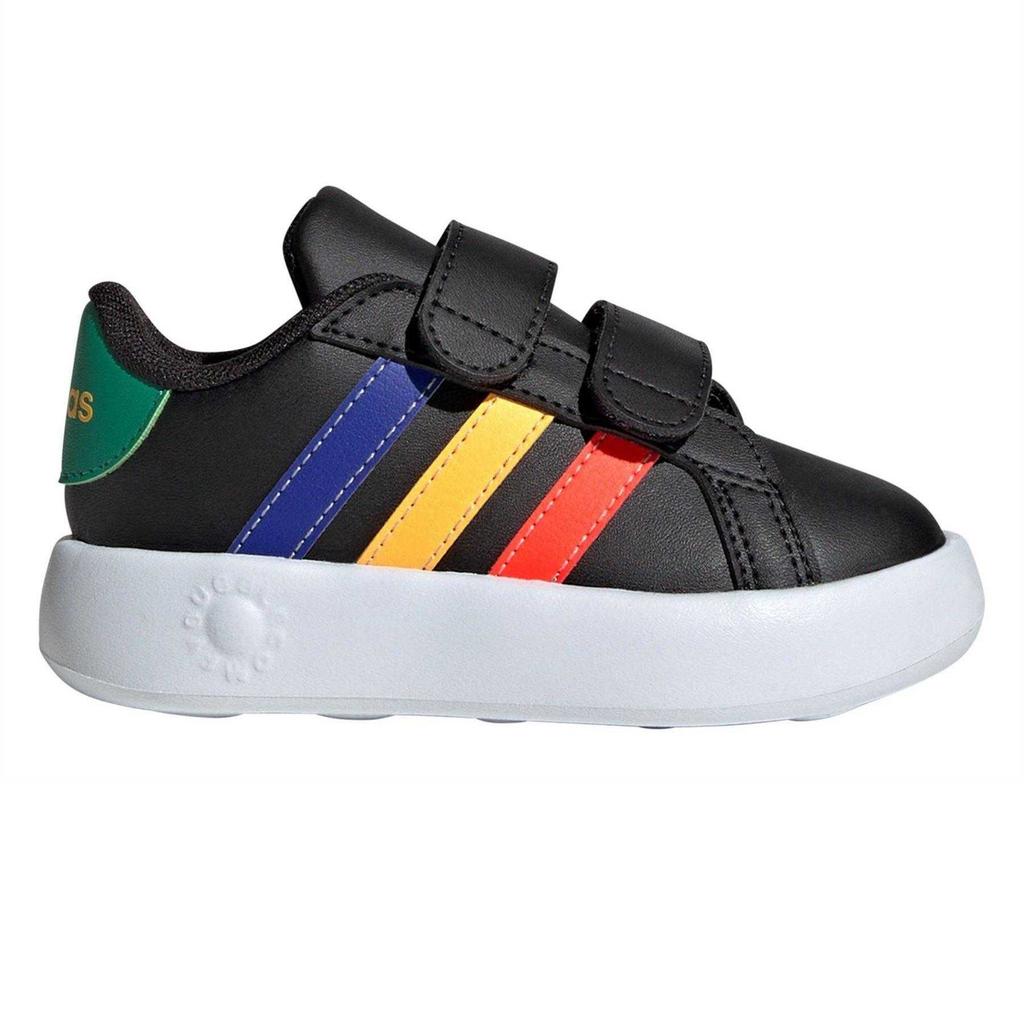 Adidas Childrens/Kids Court 2.0 Striped Trainers