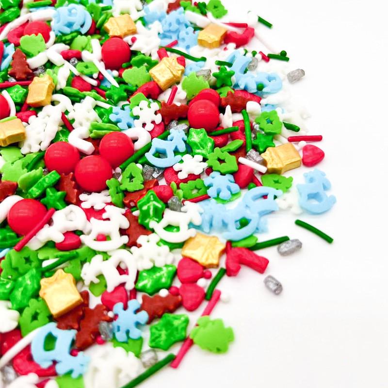 Decorações de Bolo de Pérolas de Açúcar Brancas, Douradas e Prateadas - Bolinhas Redondas para Confeitaria, Sorvete e Panificação - Pérolas de Açúcar Coloridas Mistas em Forma de Agulha.