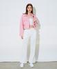 ETRE AU SOMMET Corduroy Semi-Bootcut Pants (White)