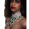 New Multi-Layer Crystal Pendant Necklace European And American Temperament Fashion Super Flash Rhinestone Neck Chain Jewelry Necklace