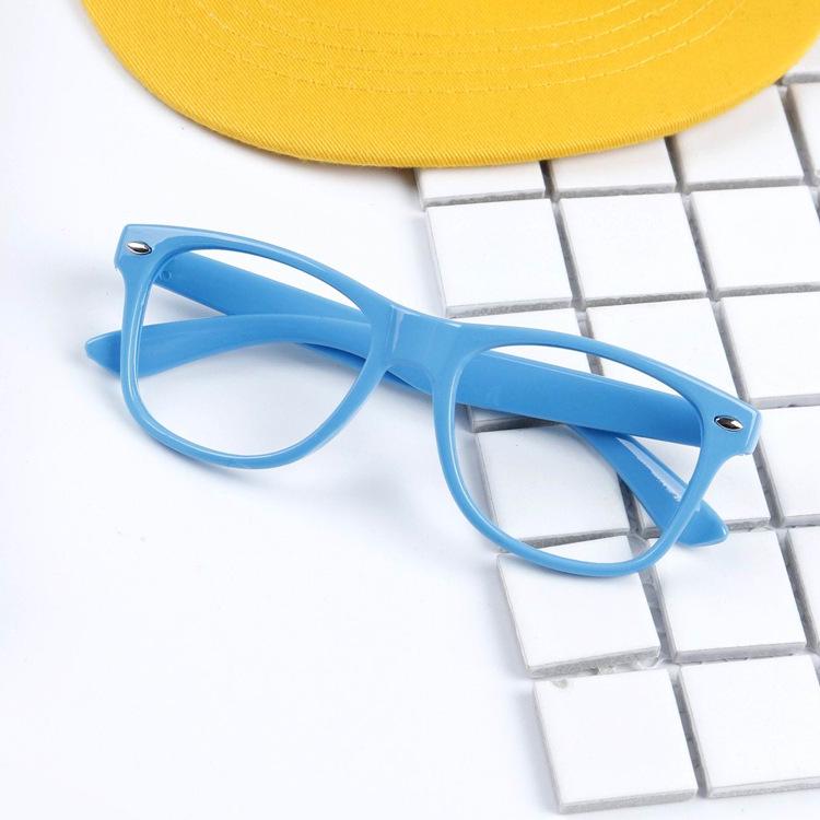 

«Оправа для детских очков в корейском стиле с декоративными рисовыми гвоздиками — модные очки для детей с близорукостью» синий