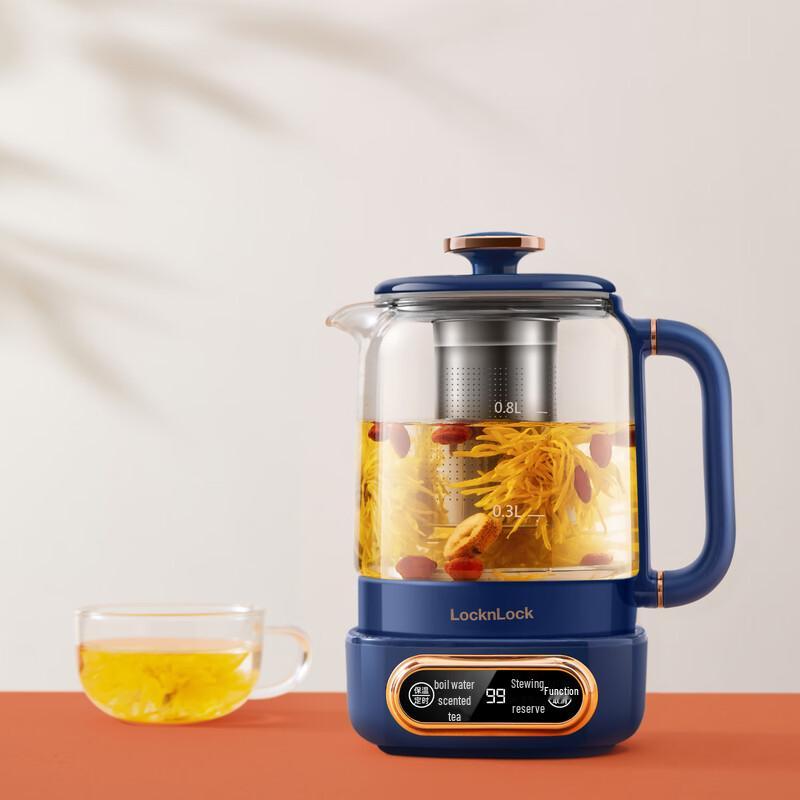 LocknLock EJK3925 Multi-functional Glass Health Kettle CN plug (adapter included)