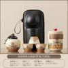 Dunhuang Ru Kiln Travel Tea Set One Pot Three Cups Portable Outdoor Tea Pot Teacup Gift