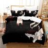 New Dance In The Vampire Bund Bedding Set Single Twin Full Queen King Size Bed Set Adult Kid Bedroom Duvetcover Sets Anime