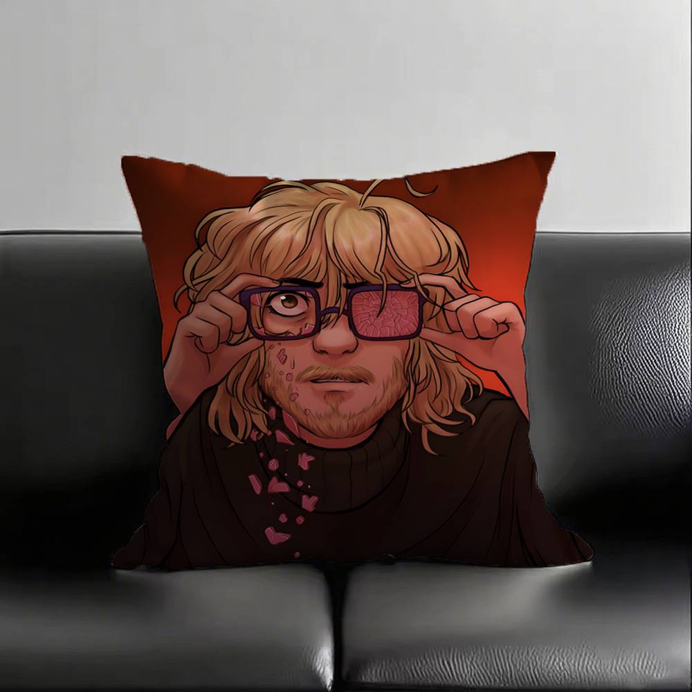 1pc Blueycapsules Pillow Case Square Bedroom Sofa Leisure Comfort Cushion Car Living Room Home Decoration