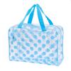 Damen Make-up Tasche Transparent Gepunktet Wasserdicht PVC Kosmetiktasche Tragbare Damen Aufbewahrungstasche Toilettenartikel Damen Waschtasche Handliche Aufbewahrungstasche