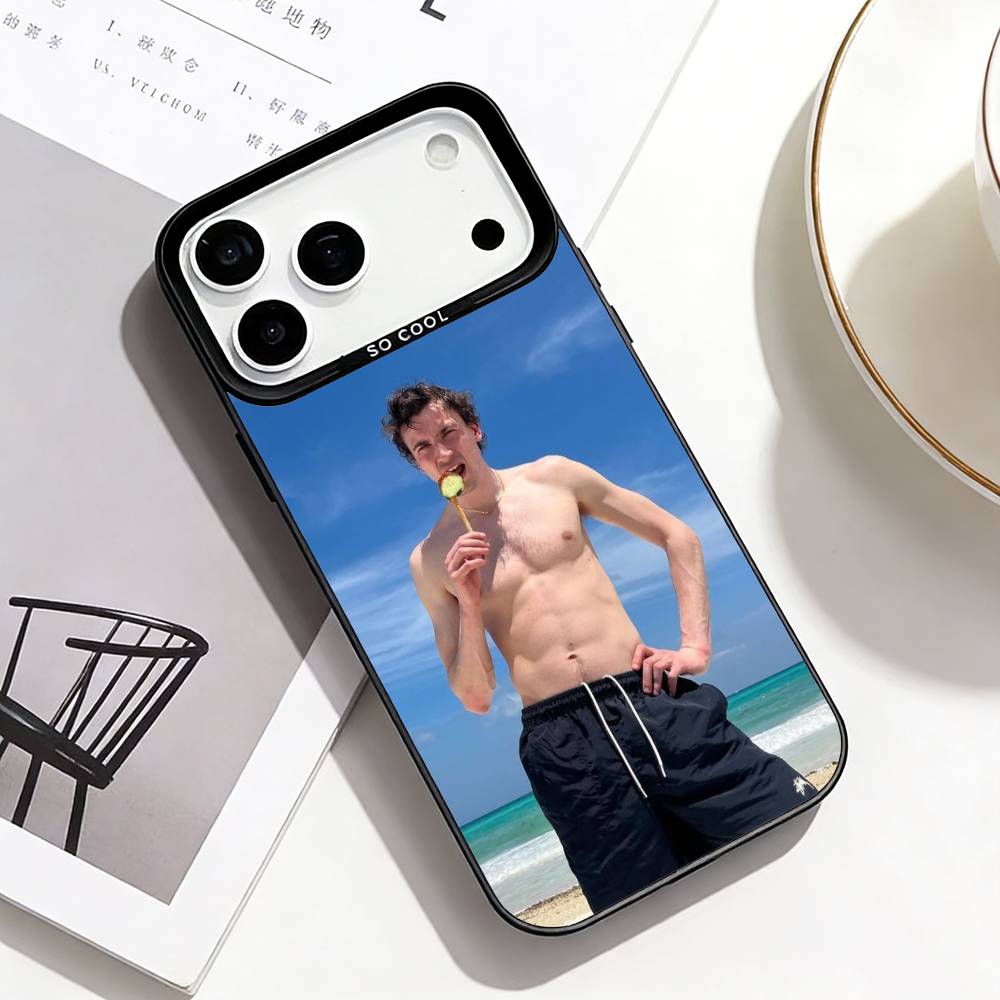 Стильный Герцог Vibe G-Guy R-Remmers Чехол для телефона Для iPhone17,16,15,14,13,12,Pro Max Черный Цвет Серебряное Покрытие Внутренняя Крышка iPhone13PRO