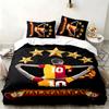 Galatasaray 3pc Set Perfect for Bedroom Use Comfortable Bedding Set Includes a Duvet Cover and Two Pillowcases Ideal Birthday or Christmas Gift