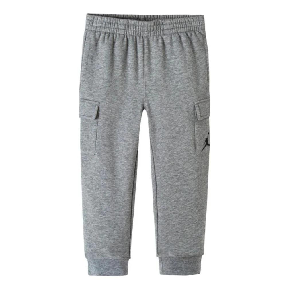 (GS) Air Jordan Logo Sweatpant Grey Kids JD2142069GS-002 S