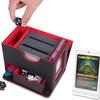 Commander Deckbox UP Leder Magnetverschluss Sammelkarten Aufbewahrungsbox mit Würfelfach Bietet Platz für 120+ für YuGiOh MTG TCG Sportkarten