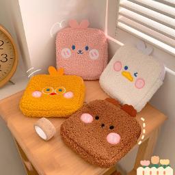 Girls Sanitary Napkin Pad Pouch Tampon Storage Bag Portable Makeup Lipstick Key Earphone Data Cables Travel Organizer