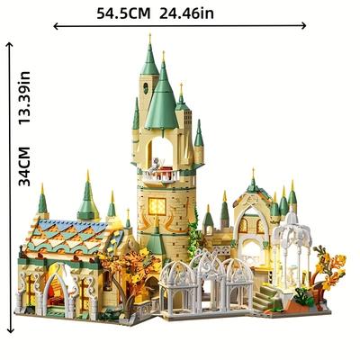 Green Shadow Castle Building Blocks Model Assembly Toys Adult Gifts Holiday Gifts Birthday Gifts Decorations