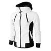 Strickjacke Hoodie Männer Jacken Herbst Winter Casual Fleece Mäntel Bomber Jacke Hoher Kragen Mit Kapuze Mantel Männlich Outwear Slim Fit Hoody
