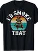 Funny Retro BBQ Party Smoker Chef Dad Gift - I'd Smoke That T-Shirt