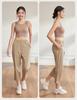 Plus Size Women's Slimming Quick-Dry Harem Pants - Lightweight, Loose, and Cropped for Summer Comfort