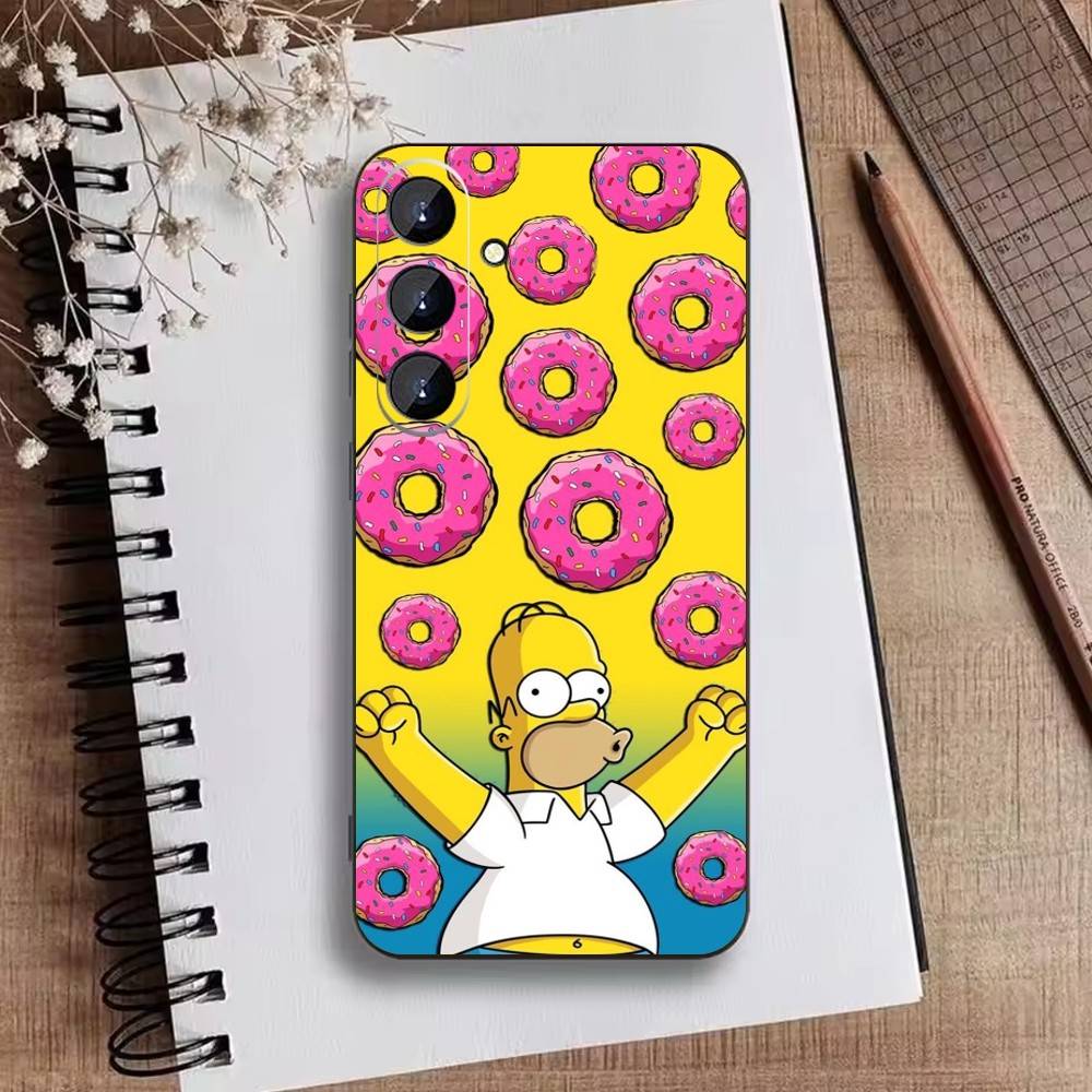 The I-Simpsons Cartoon Phone Case For Samsung Galaxy A73,A21s,A22,A31,A52,A53,A71,A41Soft Black Shell