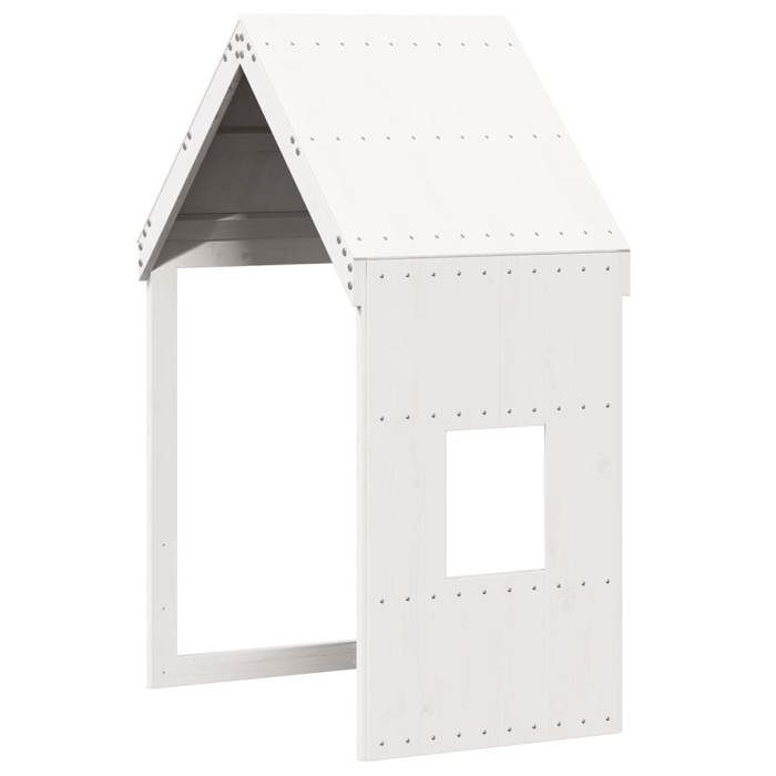 VidaXL Toit de lit pour enfants blanc 60x99x139,5cm bois de pin massif, toit de lit, baldaquin de lit pour enfant, toit pour 846889