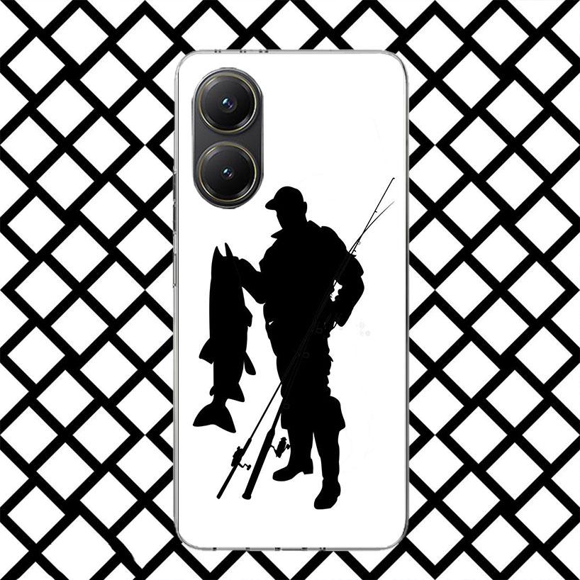 Hunting Fishing Man Phone Case for Xiaomi Poco F7 Ultra X7 X6 X5 Pro X4 Gt M8 M7 Redmi 15 15C 13 13C 12 12C Soft Cover Fundas Po