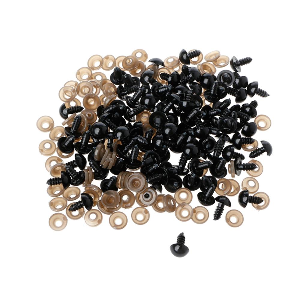 100 pcs/set With Washers Plastic Safety Puppets  Eyes Doll Eyes Toy Accessories Crafts Making