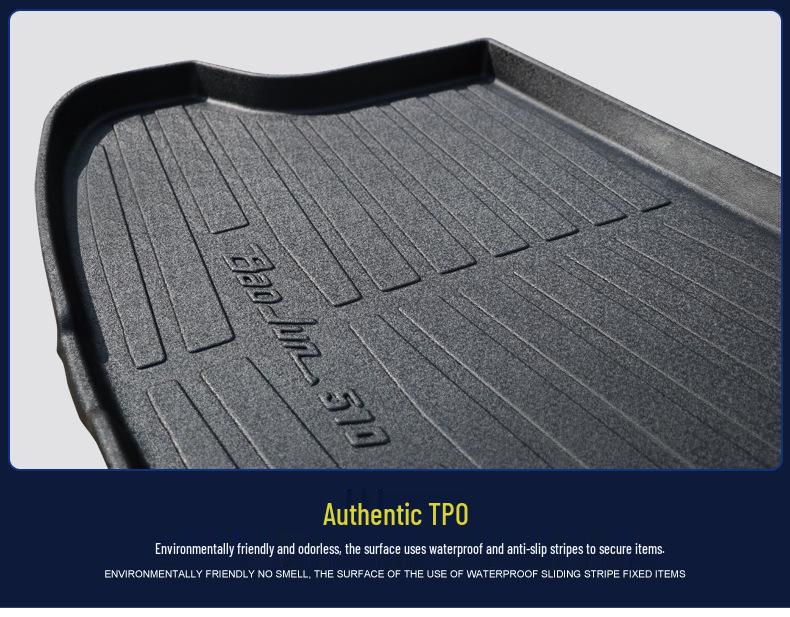 Durable Waterproof TPE Trunk Mat for 2020-2025 Toyota Corolla RAV4 - Eco-Friendly Car Accessory