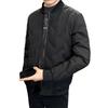 Di Yu Shen Long Men's Winter Baseball Collar Down Jacket - Thick, Warm, White Duck Down Casual Outerwear for Cold Protection
