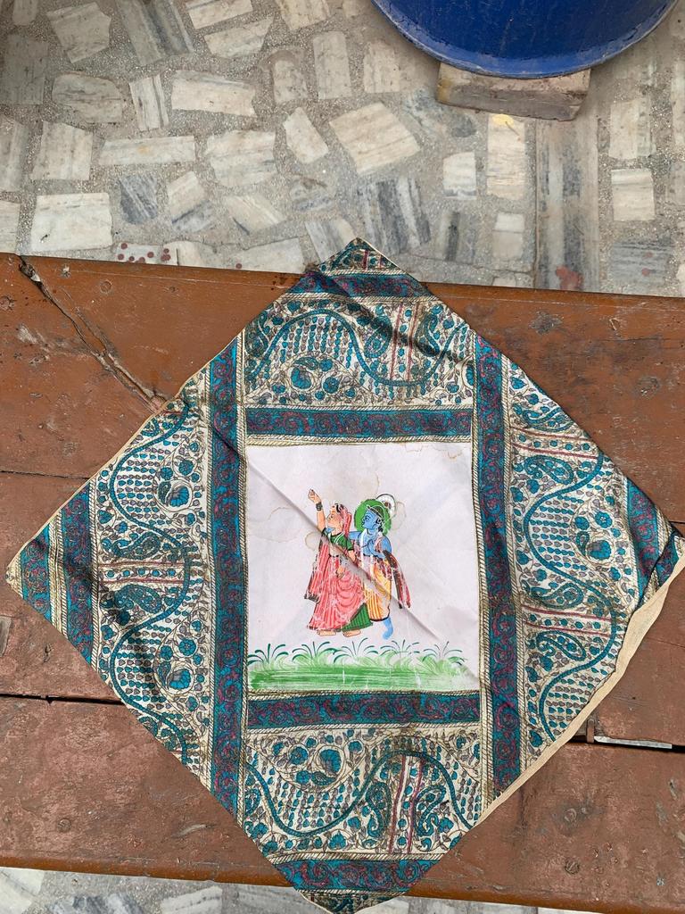 Hand Embroidered Cotton Pillow Cover: Bohemian Decorative Cushion 40