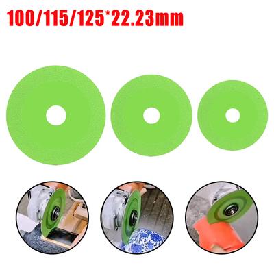 100/115/125 X22.23mm Glass Cutting Disc Diamond Marble Saw Blade Ceramic Tile Jade Special Polishing Cutting Blade Sharp Brazing