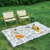 Bohemian Style Cotton Linen Tablecloth Picnic Blanket Outdoor Camping Mat Waterproof Ground Cover