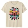 Find The Happy Butterfly Nature Graphic T-Shirt
