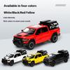 1:32 RAM MAMMOTH Pickup Off Road Vehicle Miniature Diecast Metal Model Car Toy Pull Back Sound & Light Collectibles Gifts