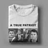 Ein wahrer Patriot Charlie Kirk T-Shirt für Herren Lustiges T-Shirt aus reiner Baumwolle Rundhals Kurzarm T-Shirt Übergröße Kleidung