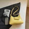 Soft Structured Shoulder Bag with Flap Closure for Daily Use and Fashionable Outfits