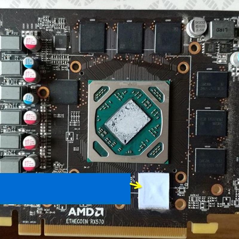 High Quality 1Pc Cpu Gpu Silicone Thermal Pad Heatsink Cooling Conductive Heat