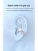 M-S8 Clip-On Bluetooth Earbud: Wireless, Painless Fit for Running and Business, Single Ear Stereo.