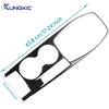 For Peugeot 208     2024 2025 Real Soft Carbon Fiber Sticker LHD RHD Car Manual Automatic Gear Shift Panel Trim