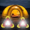 Portable Triangle Warning Light Solar Powered LED Emergency Lighting 4 Modes Safety Triangle LED Work Light Vehicle Supplies