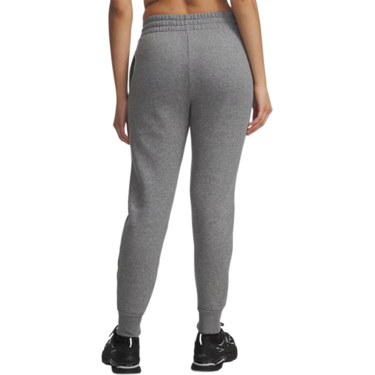 Under Armour Rival Fleece Fashionable Versatile Soft Comfortable Knit Sweatpants Women bottoms 1379438-028
