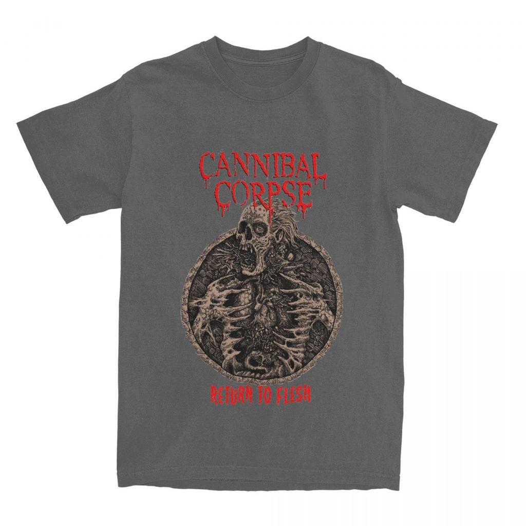 Men Women's Cannibal Corpse Return To Flesh T Shirt Apparel Death Metal Band Cotton T-shirt Clothes Vintage Tee Shirt Adult