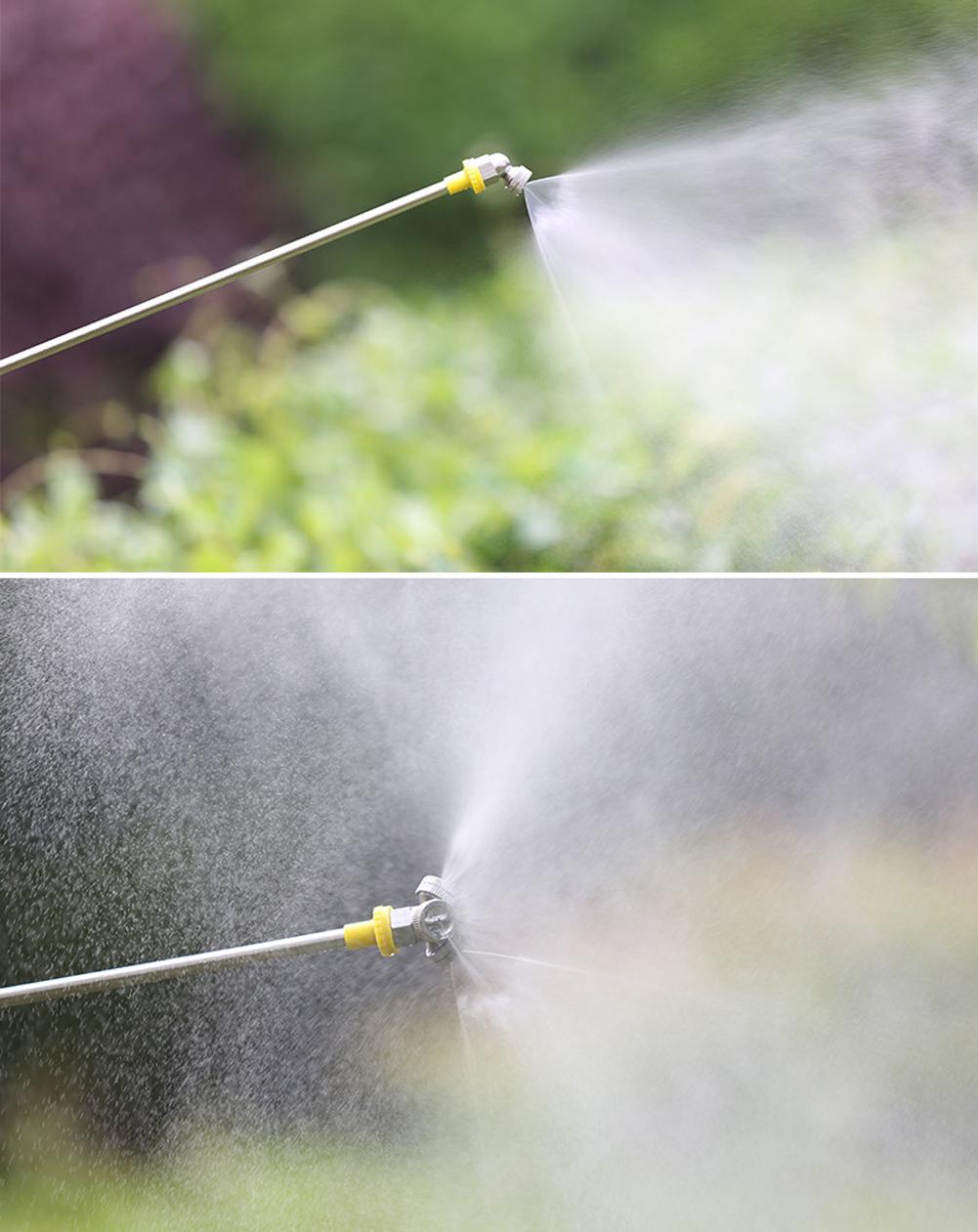 

1/4 High Pressure Sprayer Nozzle Irrigation Spray Fan-Shaped Fine Mist Sprinkler Garden Dust Removal Cooling System Spray