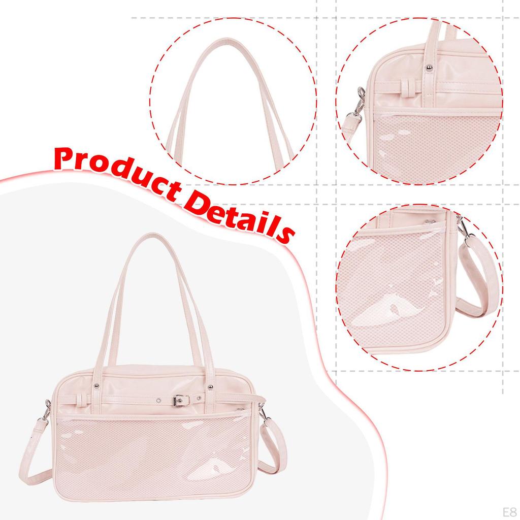 Japanese Stylish Shoulder Bag Elegant Top Handle Versatile Portable JK Handbag