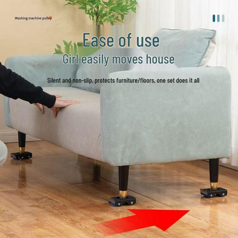 Heavy-Duty Mobile Appliance Stand with Casters
